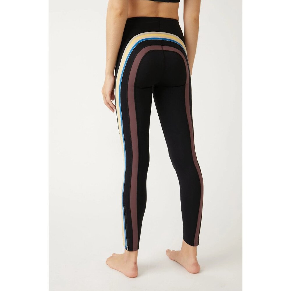 Women's FP Movement (Free People) Multi-color Run Racer Leggings S
